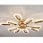 Серия потолочных светодиодных люстр с рельефными плафонами кольцевидной формы KEZIA D фото 12