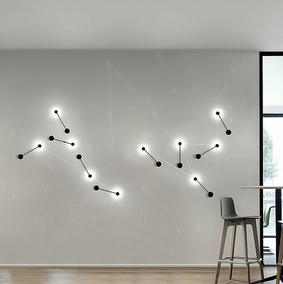 Серия светодиодных бра DOTS Белый A фото 7