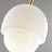 Серия подвесных светильников с разнотипными фигурными плафонами округлой формы из белого мрамора MIEL фото 13