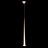 Подвесной светильник LED 3 плафона Золотой фото 3