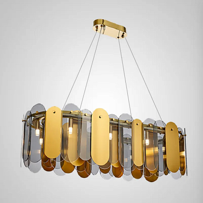 Реечный, рядный светильник MARLINA GLOSS L 10 ламп фото 5
