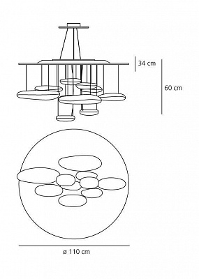 Artemide Mercury Sospensio 110 см   фото 6