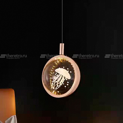 Подвесной светильник Modern Crystal Ball Wall Lamp E фото 16